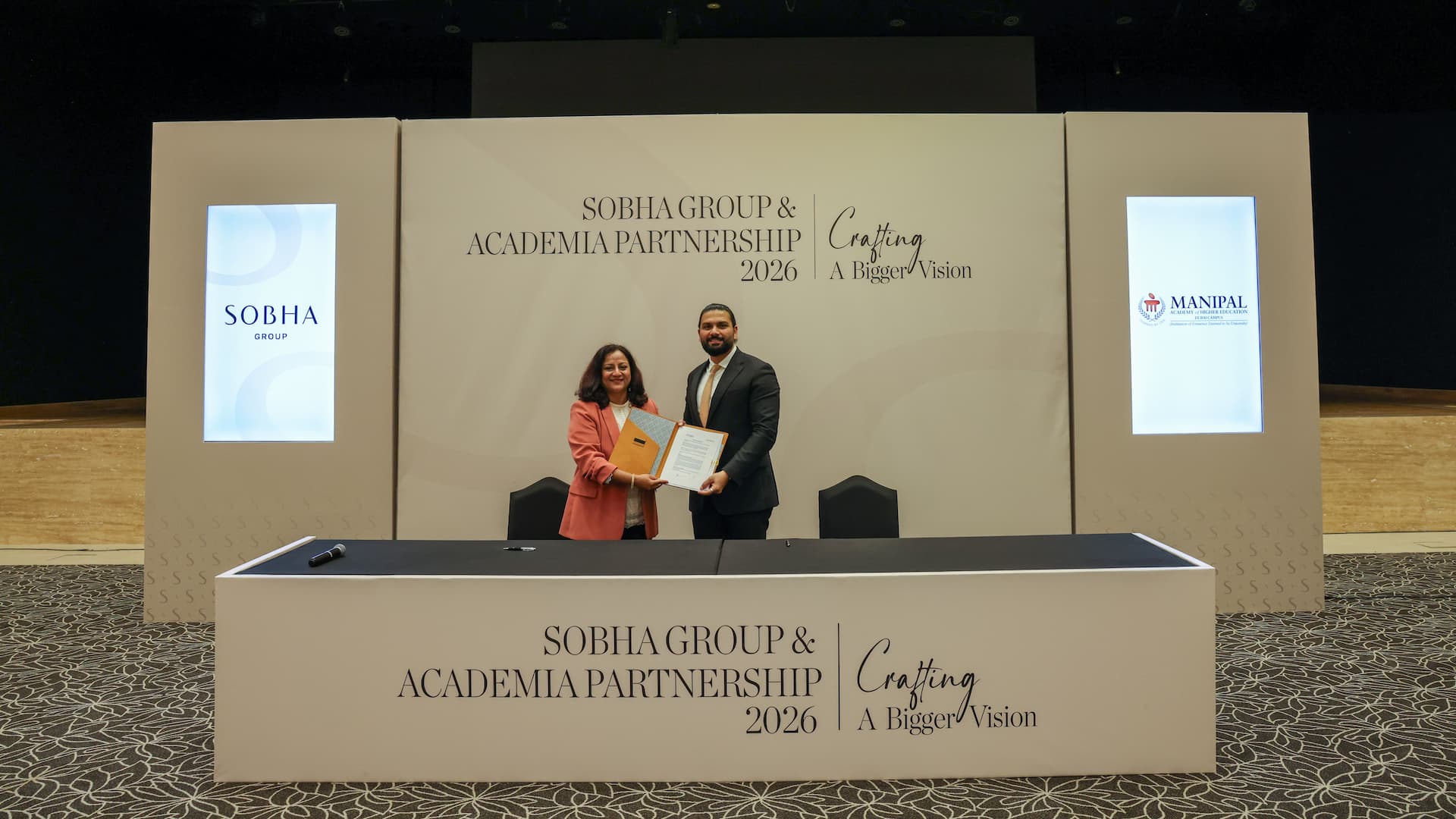 MAHE Dubai Participates in Sobha Group MoU Signing Ceremony to Strengthen Industry-Academia Collaboration
