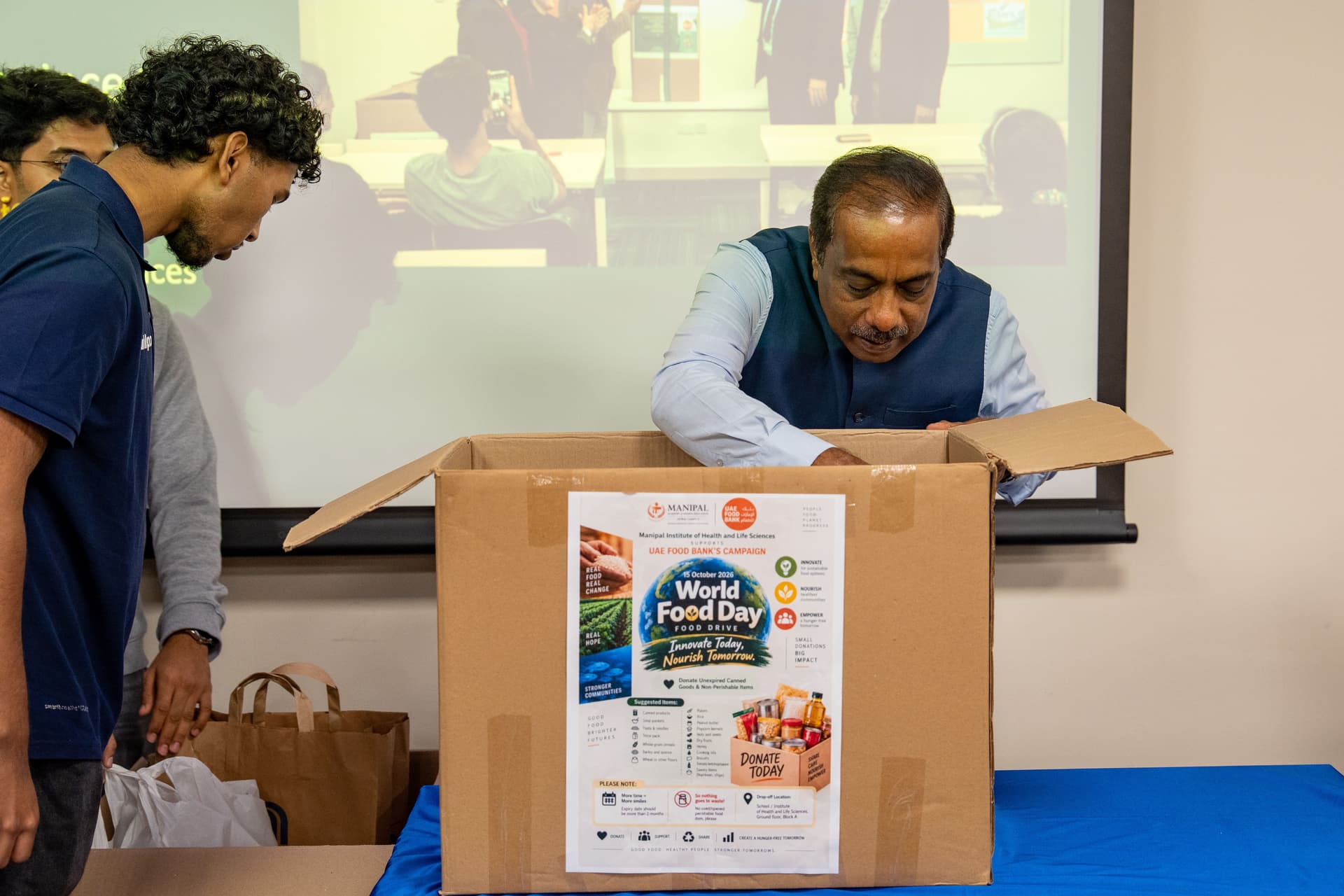 MAHE Dubai Celebrates World Food Day 2026 with Food Donation Drive in Collaboration with UAE Food Bank