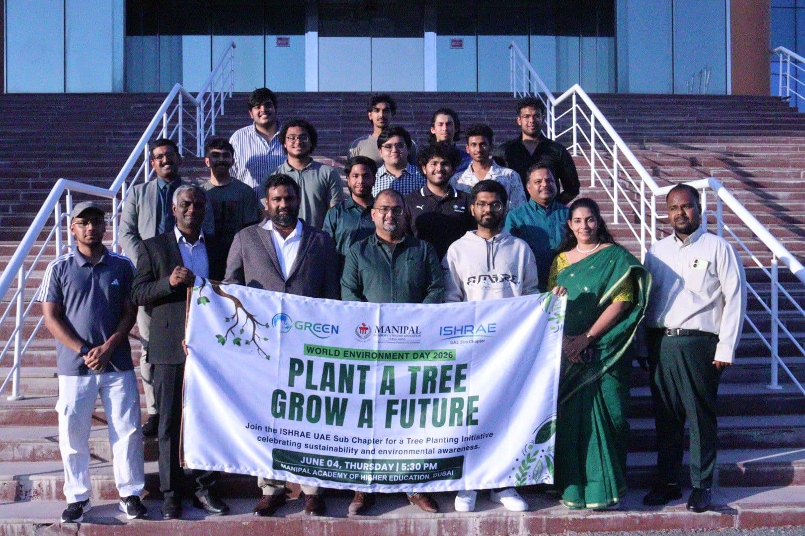 MAHE Dubai and ISHRAE UAE Sub Chapter Mark World Environment Day 2026 with Tree Planting Initiative