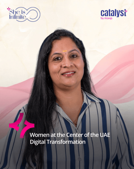 Dr. Sunitha Prabhuram Featured in The Catalyst’s International Women’s Day Series “She Is Infinite 2.0”