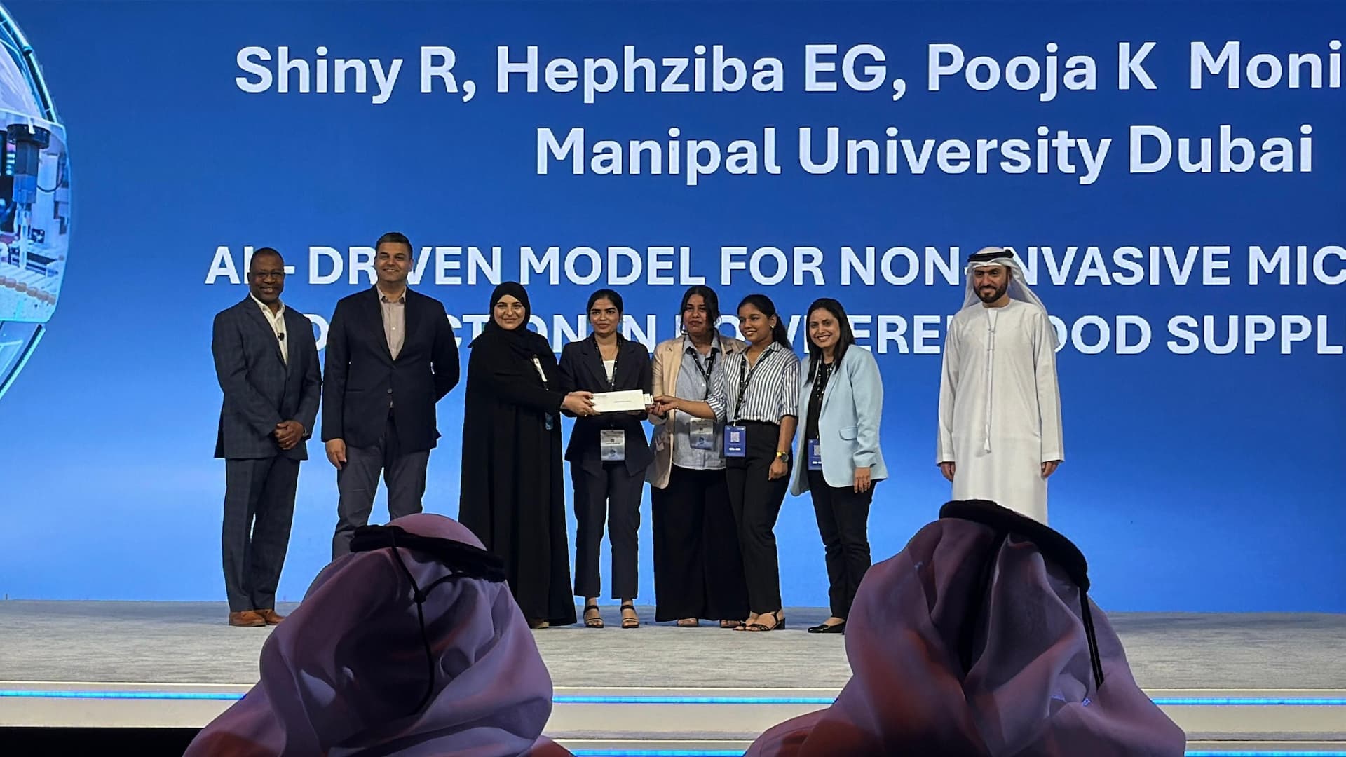 MAHE Dubai Life Sciences Students Win Best Student Poster Award at DIFSC 2025